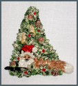 Santa Fox Ornament